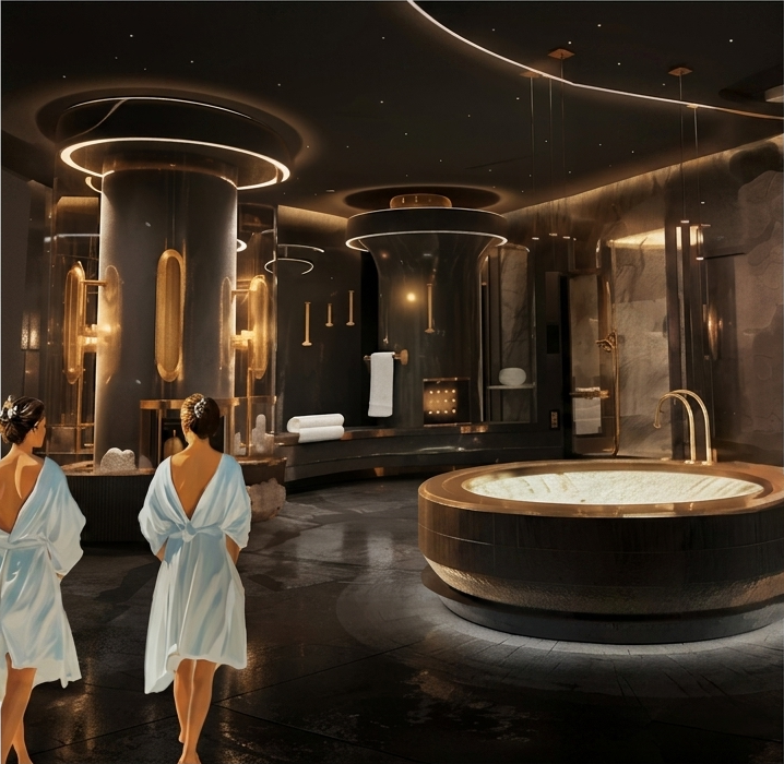 Wellness center and spa